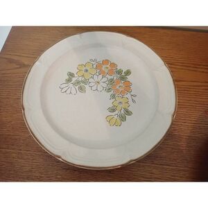Hearthside Baroque Spring Garden Floral Dinner Plates Stoneware Japan